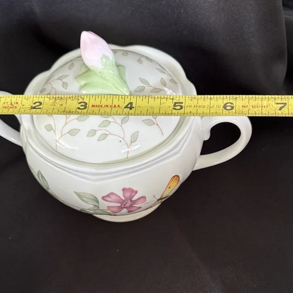 Lenox Floral Creamer and Sugar Bowl Set - Picture 7 of 7